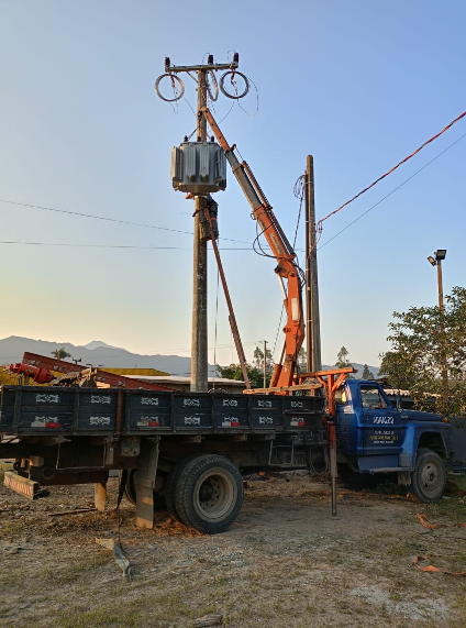 instalando transformador